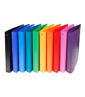 Classeur 4 anneaux A4 maxi dos 30mm opak pp coloris assortis R.51699E