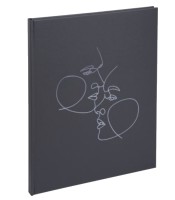 Livre d'or 27x22cm 100 pages art noir R.47688E  XXX