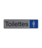 Plaques de signalisation "Toilettes Dame" R.67163E