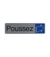 Plaques de signalisation "Poussez" R.67155E