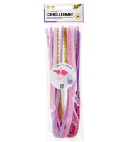 Chenilles Licorne 50cm long 8mm diamètre coloris ass. /10 R.779892