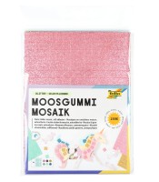 Mousse éva 15x20cm pailletté 1596 pièces 6 feuilles ass R.2365