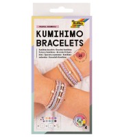 Kit de fil kumihimo pr bracelets muti taille 16 pièces ass  R.32022