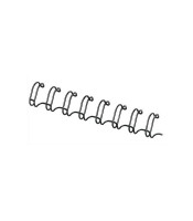 Anneaux métal 34 boucles Ø 12mm noir boîte de 100 R.53273