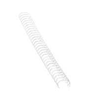 Anneaux métal 34 boucles Ø 14mm blanc boîte de 100 R.53274