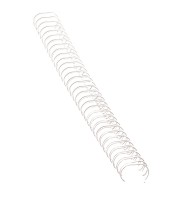 Anneaux métal 34 boucles Ø 8mm blanc boîte de 100 R.53258