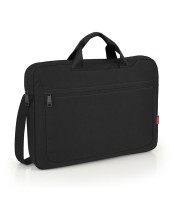 Serviette homme 42x31x7cm 15.6" Division  noir 2 compart R.413020