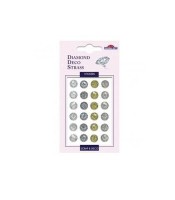 Stickers Diamond déco strass 8x12cm 