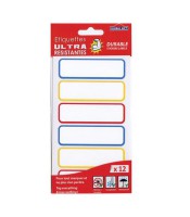 Etiquettes résistantes stylos 9x15cm