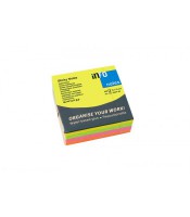 Note repositionnable 75x75mm brillant 320f. As. R/J/V/O  R.5654-39