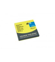 Note repositionnable 75x75mm brillant 80 feuilles jaune  R.5654-34
