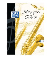 Cahier A4 musique 24P.+24S. 90g piqûre oxford R.100103088