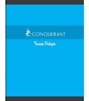 Cahier 17x22 travaux pratiques 24p.S.+24p.U. 70g piqûre conquérant