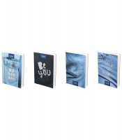Agenda scolaire 12x17cm 288 pages jeans R.100902785