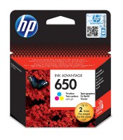 Encre HP 650 Tricolore CZ102AE p Deskjet 2645 4645 (200 pages)