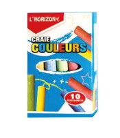 Craies couleur boîte de 10