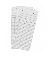 Carte de pointage matin et soir
