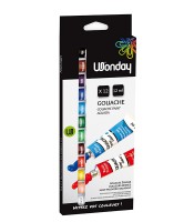Gouache tube aluminium 12ml boîte de 12 couleurs R.APN400192 XXX