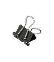 Pince à dessin 25mm noire à levier paquet de 6 en blister R.FPI250172