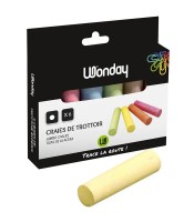 Craies de trottoir jumbo boîte de 6 R.FEC70092