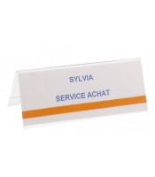 Porte-nom chevalet 120mmx45cm R.GID600061
