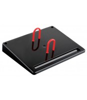 Socle éphéméride arceaux plastique noir R.FAB100261