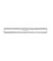 Règle triple décimètre 30cm cristal R.FTE330062