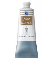 Peinture acrylique fine 80ml or R.3003687