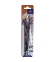 Crayons fusain HB & 2B conté blister de 2 R.7501116