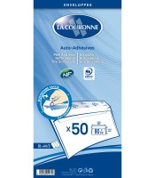 Enveloppe 110x220 blanche paquet de 50 80g R.1461