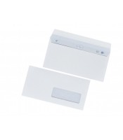 Enveloppe 110x220 fenêtre 35x100 blanche 80g R.21191-10160