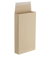 Pochette 300x470 soufflet 70 kraft brun armé 130g R.1732