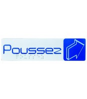 Plaques de signalisation " Poussez" R.FA62610  s