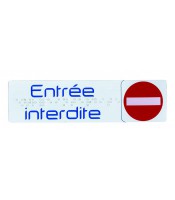 Plaques de signalisation "Entrée interdite" R.FA62621