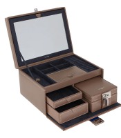 Coffret à bijoux carré 25x19x13cm R.TBJ7322