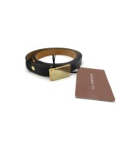 Ceinture femme 20mm plaque dorée R.TXE8R16B1