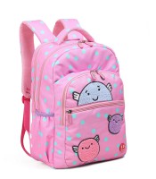 Sac à dos grand modèle joy rose 3 compartiments R.LS02826