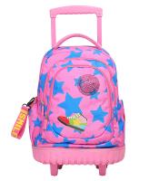 Trolley grand modèle starlight rose bleu 3 compartiments R.LS03947