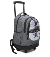 Trolley grand modèle voiture 3 compartiments gris R.LO11147