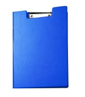 Porte-blocs A4 bleu avec rabat couverture R.2339237