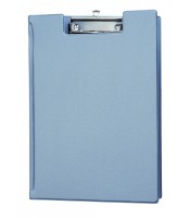 Porte-blocs A4 gris argent  avec rabat R.2339295