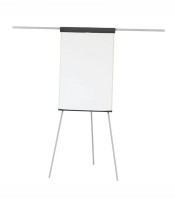 Tableau blanc 100x70cm magnétique 3pieds+bras paperboard R.6372282