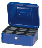 Caisse monnaie 20x17x9cm bleu. R.5610237