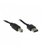 Câble USB 2.0      A/B 1.5m   