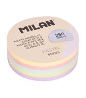 Note adhésives repositionnable ronde Ø 67mm 250 f pastel R.41671P250