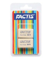 Gomme plastique blanche 36R paquet de 2 en blister R.BMF10101   