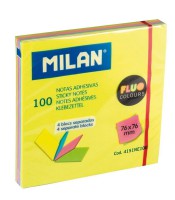 Note repositionnable 76x76-100 pages fluo assortis R.4151NE100