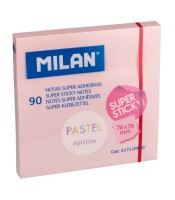 Note repositionnable 76x76-90 pages rose pastel R.41711P890  XXX