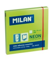 Note repositionnable 76x76-100 pages vert fluo R.85433  XXX