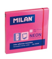 Note repositionnable 76x76-100 pages rose néon R.85432